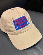 RTM Baseball Hat-Khaki w/3 color logo
