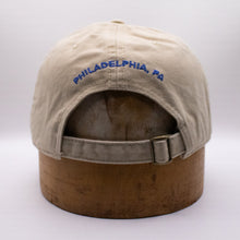 Load image into Gallery viewer, Khaki Baseball hat with our neon sign

